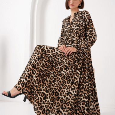 Robe longue fluide – Élégance bohème et confort